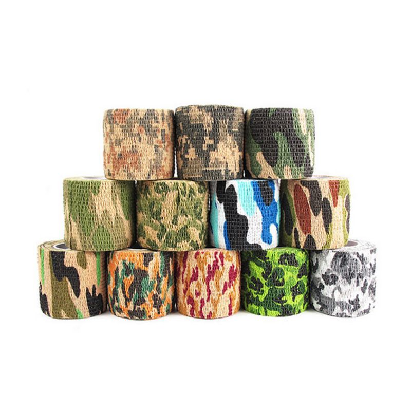 Selfadhesive Camouflage WRAP RIFLE GUN Hunting Camo Stealth Tape 5cm x